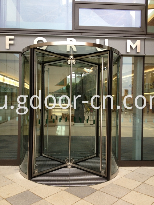 Four-wing Automatic Revolving Doors for Eexter Forum